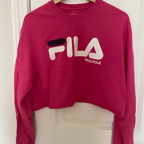 Fila X SoulCycle pink crop top - Picture 3 of 3